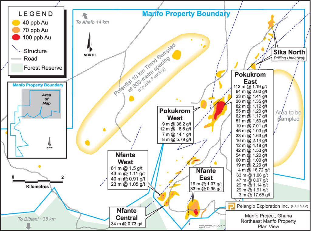 Manfo property northwest, plan view