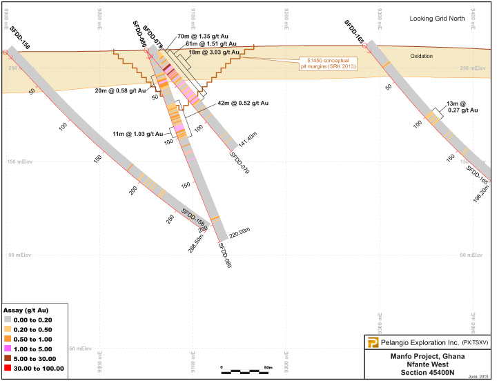 Nfante West and Central Cross Sections
