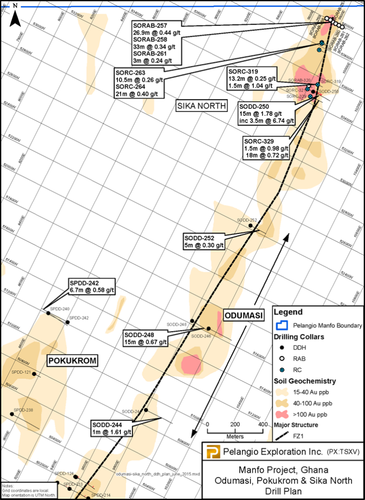 Sika North Odumasi Plan Map